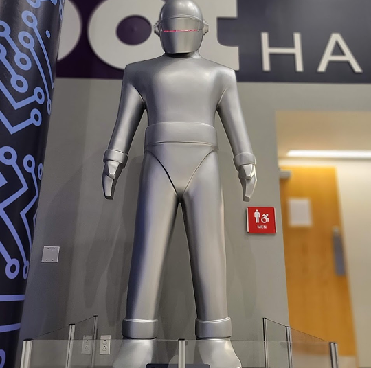 Gort on display in the Robot Hall of Fame.