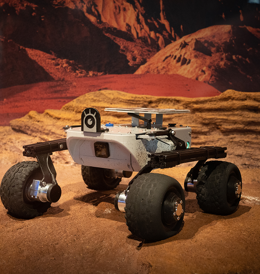 Mars rover exhibit