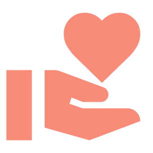 hand with a heart