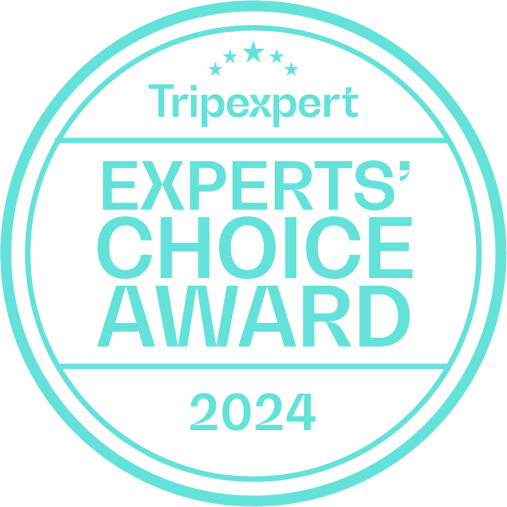 Tripexpert Experts' Choice Award 2024 seal - home page